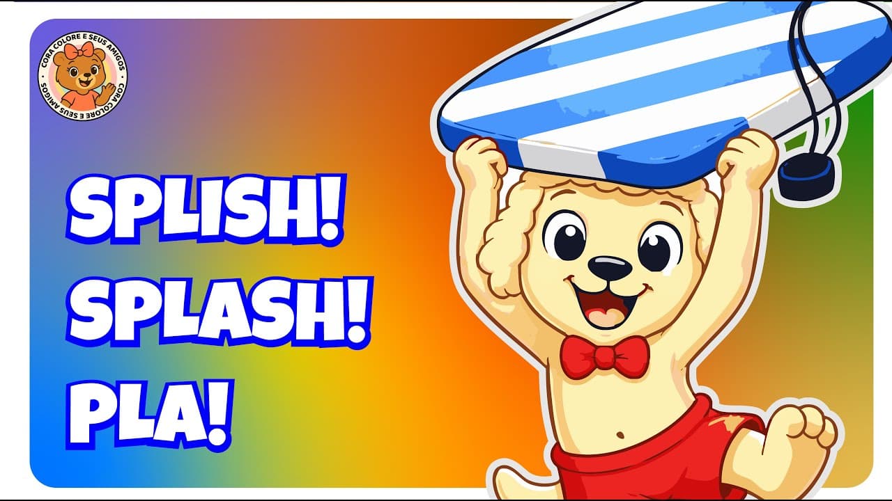 Cora Colore - SPLISH! SPLASH! PLÁ! | Video feito com uso de IA editado no CapCut